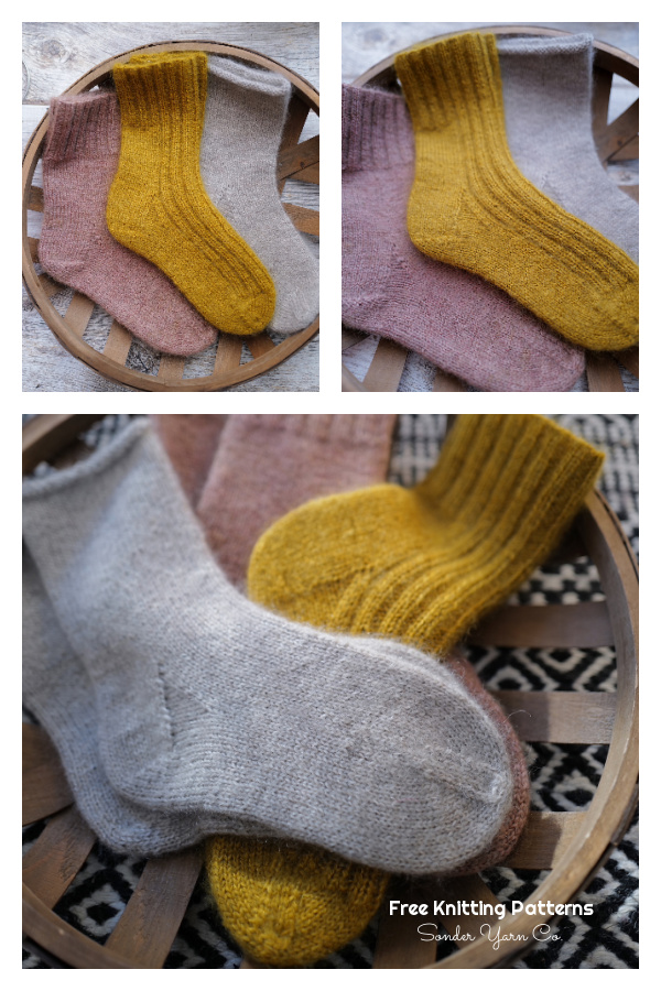 The Indoorsy Socks Free Knitting Pattern