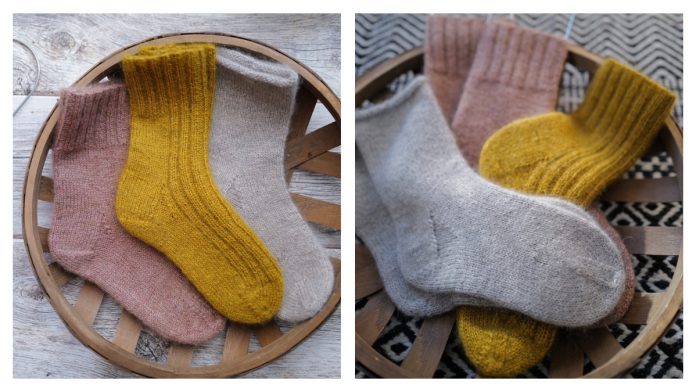 The Indoorsy Socks Free Knitting Pattern