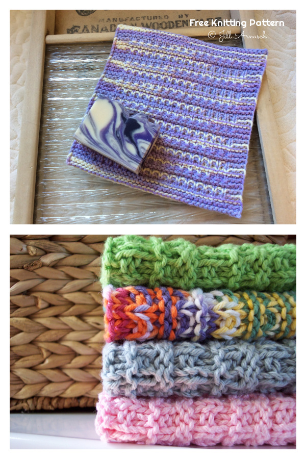 All Washed Up Washcloth Free Knitting Pattern