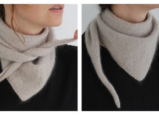 Easy Peasy Bandana Free Knitting Pattern