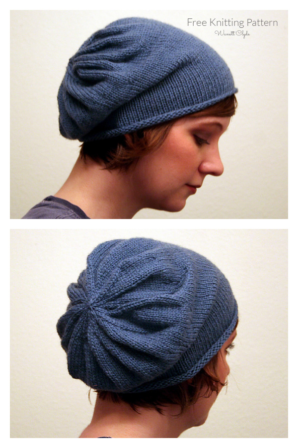 Felicity Beanie Hat Free Knitting Pattern