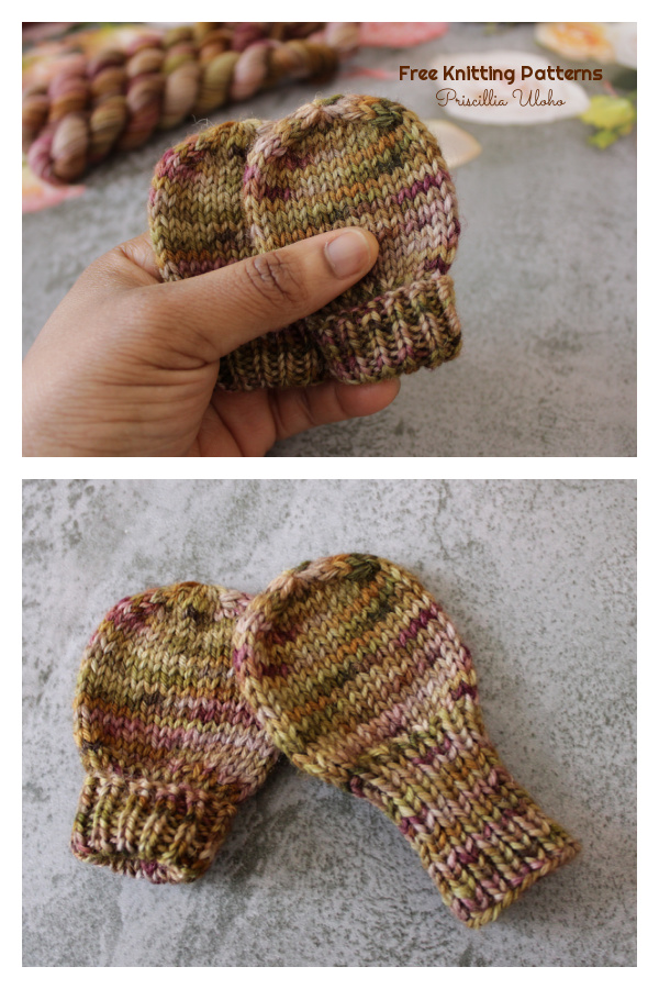 Quick Baby Mittens Free Knitting Pattern