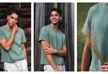 Slåtter Men’s T-shirt Free Knitting Pattern
