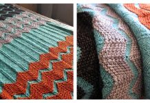 The Walt Painted Chevron Baby Blanket Free Knitting Pattern