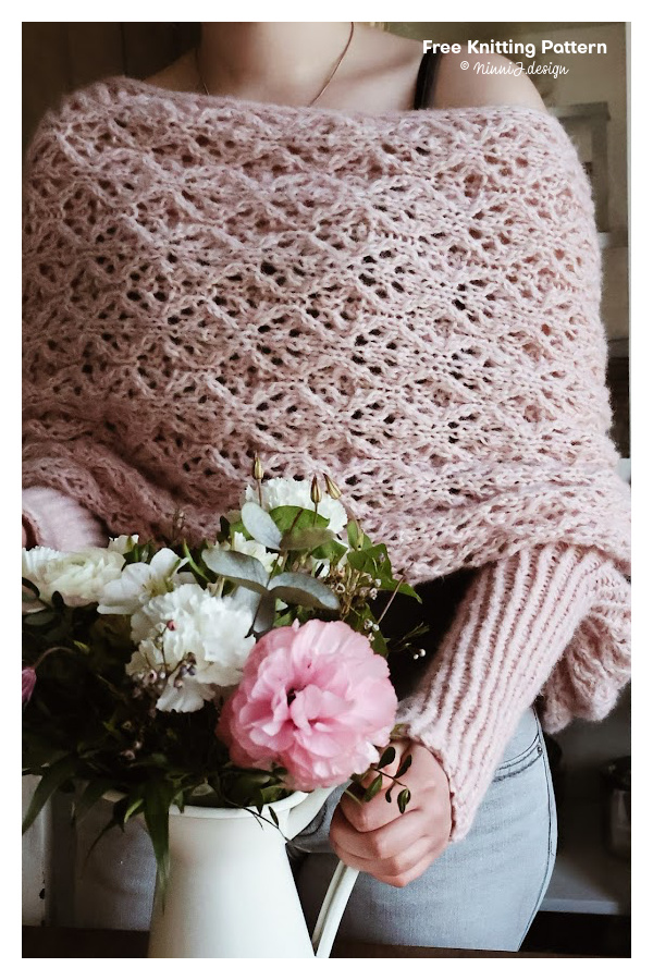 Willow Sweater Scarf Free Knitting Pattern