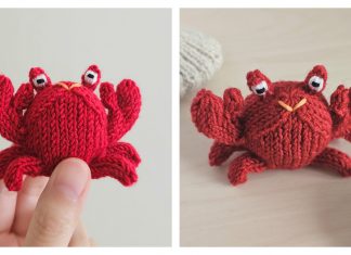 Amigurumi Toy Crab Free Knitting Pattern
