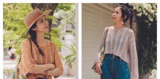 Kylie Pullover Lace Sweater Knitting Pattern