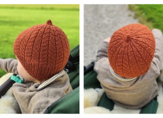 Little Pumpkin Hat Free Knitting Pattern