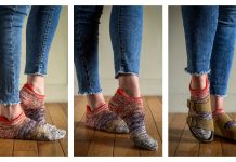 Shorty Heel Tab Socks Free Knitting Pattern