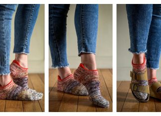 Shorty Heel Tab Socks Free Knitting Pattern