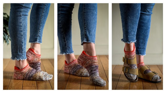 Shorty Heel Tab Socks Free Knitting Pattern