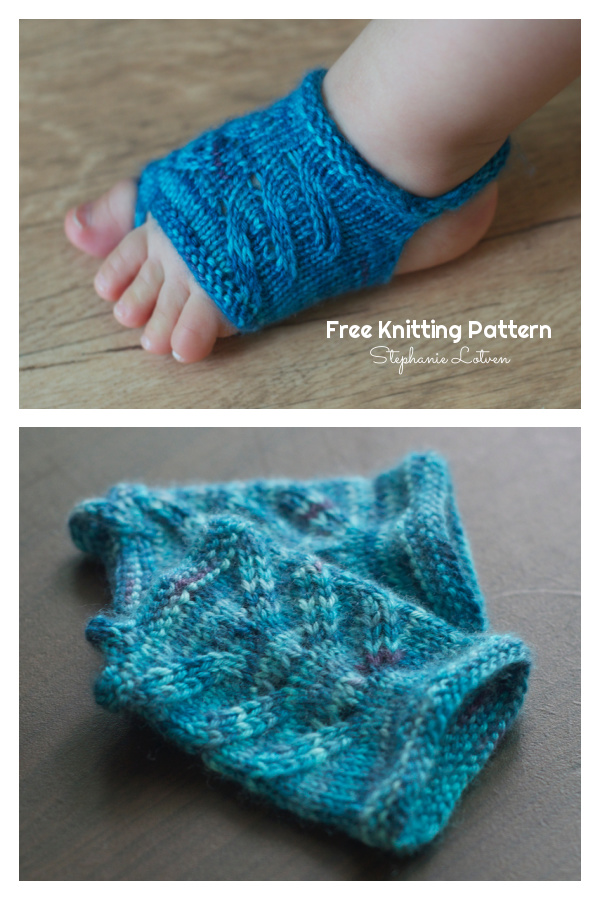 Showsy Toes Baby Sandal Socks Free Knitting Pattern
