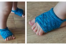 Showsy Toes Baby Sandal Socks Free Knitting Pattern