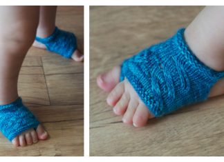 Showsy Toes Baby Sandal Socks Free Knitting Pattern