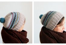 Siksak Slouchy Hat Free Knitting Pattern
