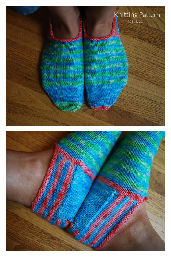 Turkish Bed Socks Knitting Pattern
