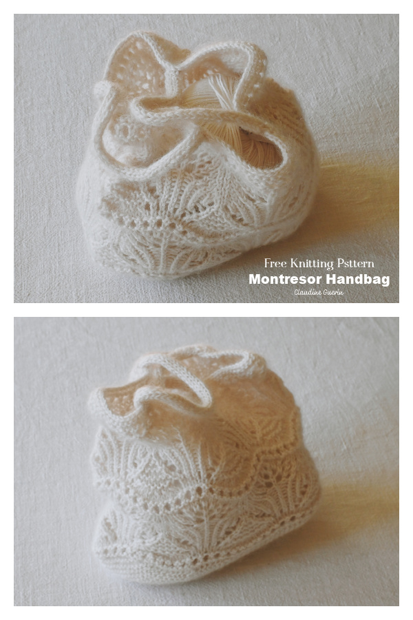 Montresor Lace Handbag Free Knitting Pattern
