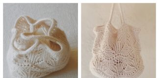 Montresor Lace Handbag Free Knitting Pattern
