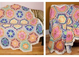 Persian Dreams Blanket Knitting Pattern