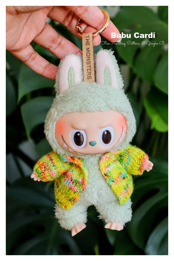 Quick Scrappy Bubu Cardi Free Knitting Pattern