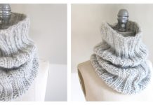 Simple Comfort Cloud Cowl Free Knitting Pattern