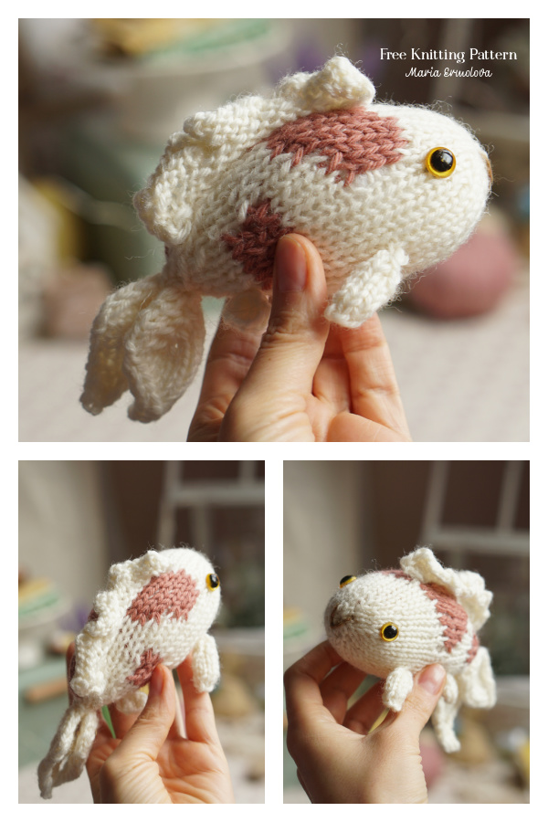 Amigurumi Carp Fish Free Knitting Pattern