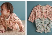 Baby Growing Garden Cardigan Free Knitting Pattern