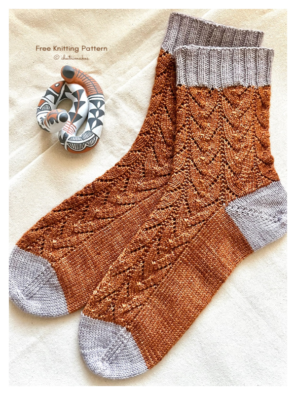 Cozy Autumn Socks Free Knitting Pattern