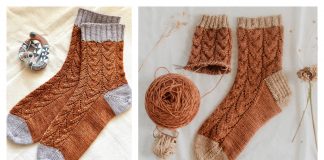 Cozy Autumn Socks Free Knitting Pattern