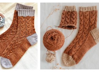 Cozy Autumn Socks Free Knitting Pattern