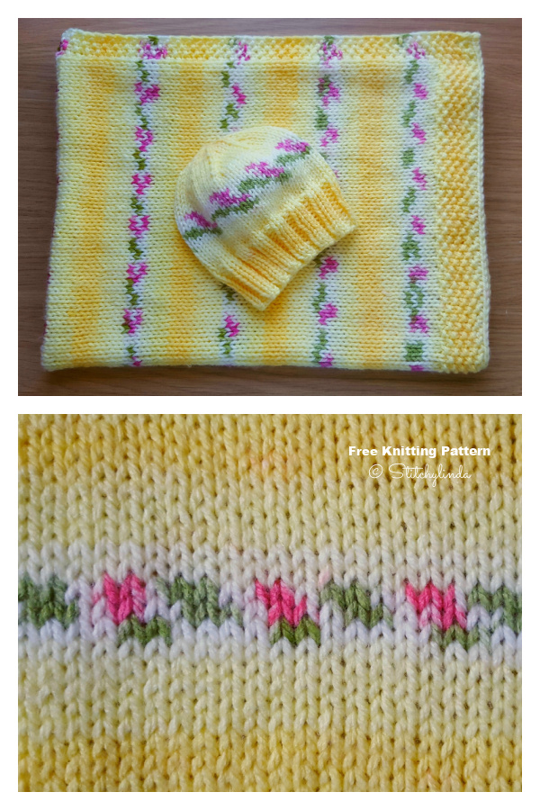 Easy Baby Car Seat Blanket Free Knitting Pattern