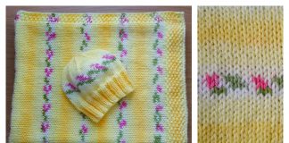 Easy Baby Car Seat Blanket Free Knitting Pattern