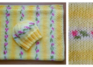 Easy Baby Car Seat Blanket Free Knitting Pattern