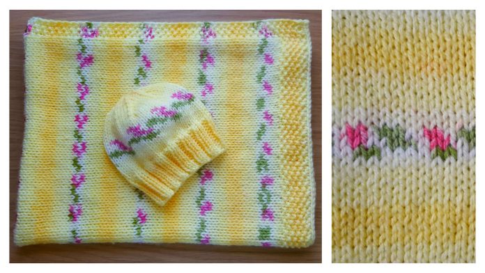 Easy Baby Car Seat Blanket Free Knitting Pattern