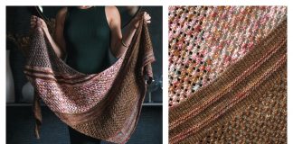 Fall Gloaming Shawl Free Knitting Pattern