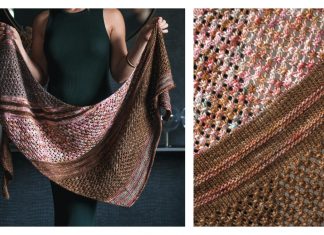 Fall Gloaming Shawl Free Knitting Pattern