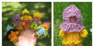 Fingerprint Puppets Free Knitting Pattern