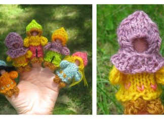 Fingerprint Puppets Free Knitting Pattern