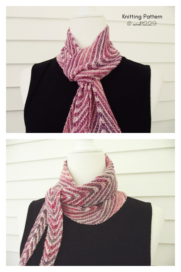 Kindly Garter Stitch Scarf Knitting Pattern