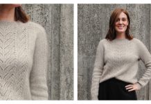 Low Tide Lace Pullover Sweater Knitting Pattern