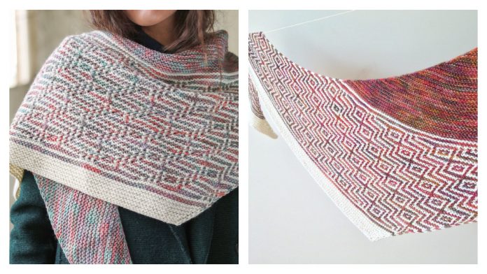 Mosaic Barnstable Shawl Knitting Pattern