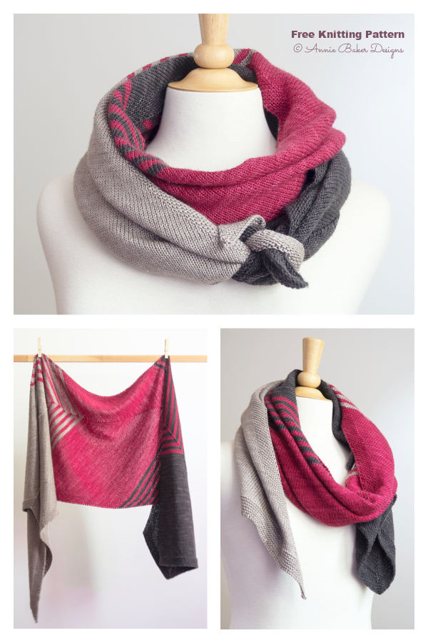 Paint the Town Shawl Free Knitting Pattern