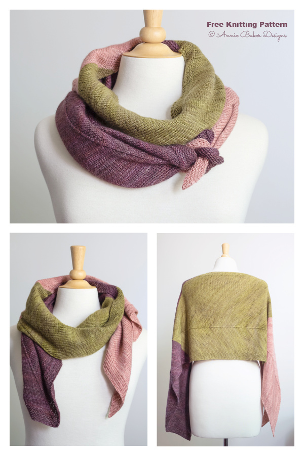 Paint the Town Shawl Free Knitting Pattern