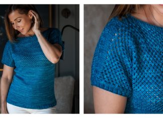 Panopeia Tee Top Knitting Pattern