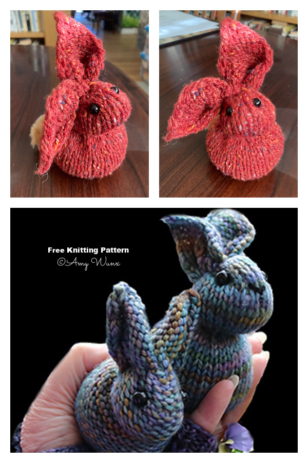 Quick Bitty Bunny Free Knitting Pattern