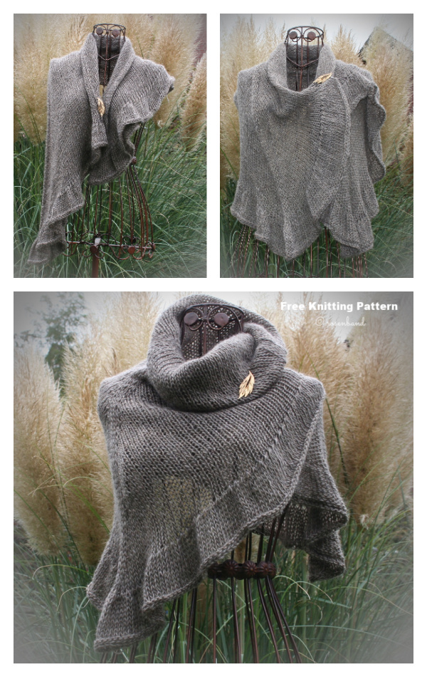 Ruffled Hasukai Cowl Free Knitting Pattern