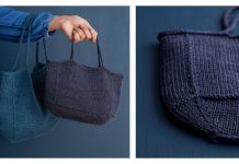 Simple Basket Bag Free Knitting Pattern