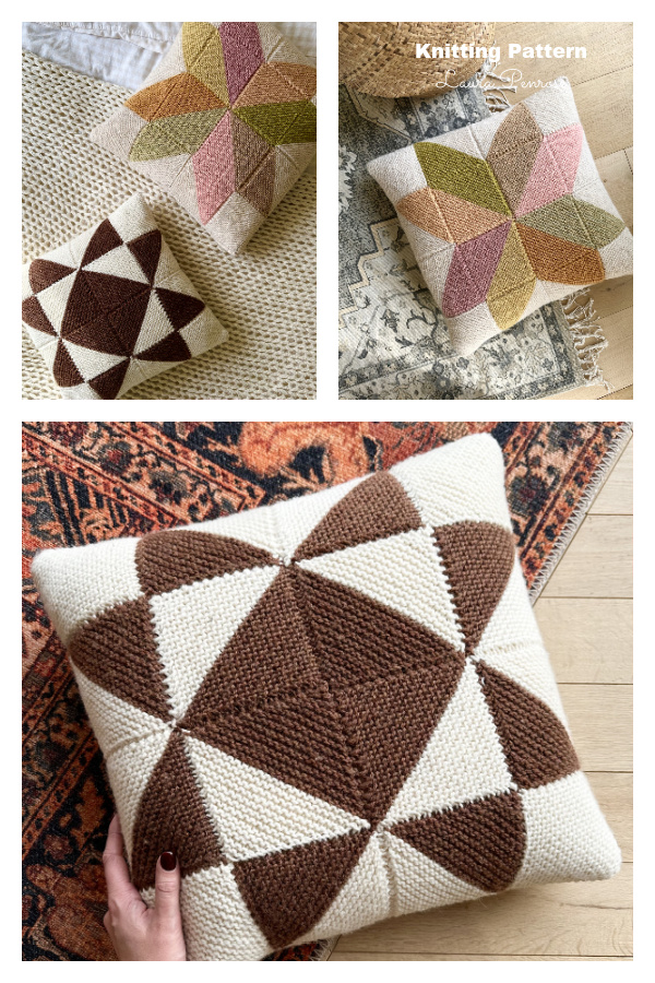 Stella Quilt Cushion Knitting Pattern