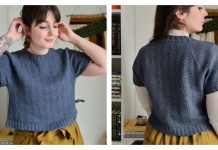 Summer Sintara Tee Top Free Knitting Pattern