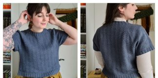 Summer Sintara Tee Top Free Knitting Pattern